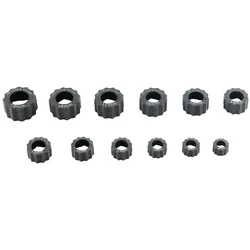 KS TOOLS Spezial-Muttern-Ausdreher-Satz, 12-tlg ( 913.1415 )