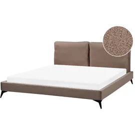 Beliani Melle 180 x 200 cm Braun