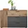 SchlafKONTOR Kombikommode 125 x 82,6 x 40 cm Beige / Grau