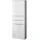 Fackelmann Kara Hochschrank 61 x 176 x 32 cm Weiß Glas/MDF/Spanplatte