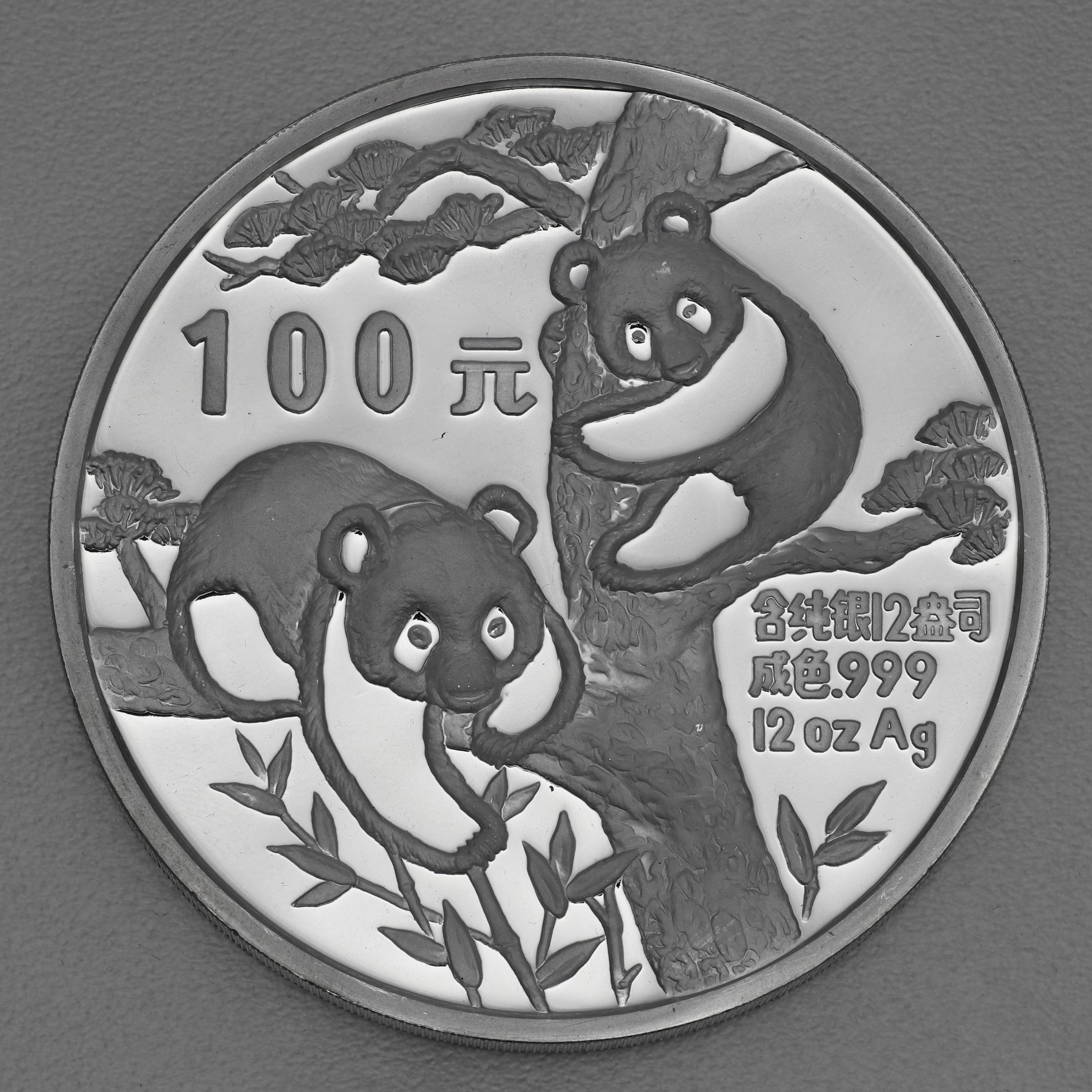 Silbermünze 12oz China Panda - 1988
