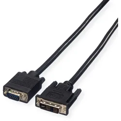 VALUE DVI-VGA Kabel, DVI (12+5) ST - VGA ST, 2 m