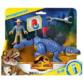 Imaginext Jurassic World Stegosaurus & Dr. Grant Figurenset