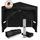 Kronenburg Handel Faltpavillon 2 x 2 m inkl. 4 Seitenteile Schwarz