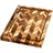 Teakhaus Herringbone Schneidebrett Teak 1-tlg. 46 x 36 x 2,5 cm Braun
