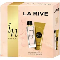 La Rive IN WOMAN EDP Geschenkset 90ml Parfüm + 100ml Duschgel Neu & Original!