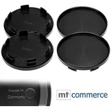 BRANDT AUTOMOTIVE Radkappe 4X 64,9mm Nabenkappen Radnaben Kappen Schwarz Flach für RH Felgen