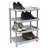 DanDiBo Ambiente Schuhregal 49 x 65 x 0 cm offen stapelbar grau