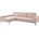 Ecksofa x 87 x cm rose