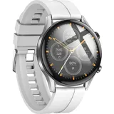 HOCO Y7 Pro BT 128 mm Kunststoffgehäuse Silber Sportarmband Silber M