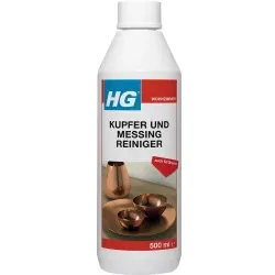 HG® Kupfer und Messing Reiniger, Kupfer-Shampoo, geruchslos 295050105 , 500 ml - Flasche