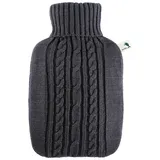 Hugo Frosch Wärmflasche Klassik 1,8l Strickbezug