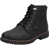 Rieker Herren 33121 Schnürstiefel, Schwarz, 46 EU