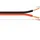 goobay 67730 Lautsprecherkabel 2x0,75mm2 / 25 m rot/schwarz CCA Litze / Boxenkabel Audio Kabel Meterware Speaker Cable Litzenkabel Audiokabel / Subwoofer Kabel / Rot Schwarz / 25m