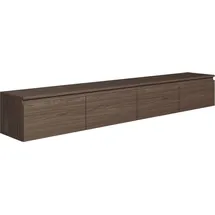 Selsey Bemmi TV-Hängeboard 200 cm Walnuss 28,4 cm x 31,8 cm Spanplatte
