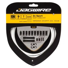 Jagwire Schaltzugset Sport 2x Weiß