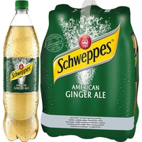12 Flaschen Schweppes American Ginger inc. 3,00€ EINWEG a 1,25 L