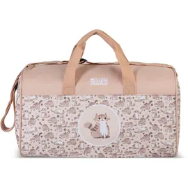 FABRIZIO Kindersporttasche Glühwürmchen junior active Katze alt rosa