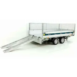 Debon Dreiseitenkipper DDK 180x360 3,5t|E-Pumpe|Rampen|Stützen|Gitter|Aktion