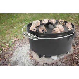El Fuego Dutch Oven 5,6 l Gusseisen schwarz
