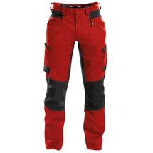 DASSY DASSY® Helix Stretch-Arbeitshose - Größe 48 - ROT/SCHWARZ - 48