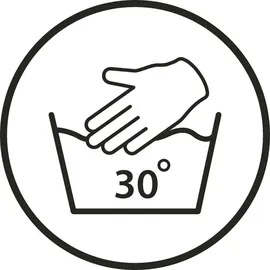 MADISON N.Y Hundekissen Skai Check 100 x 80 x 25 cm grau