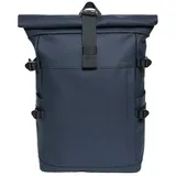 MIRROSI Rucksack Damen- und Herren-Tagesrucksack, großes Volumen XL: 19–25 L (32x48x14cm, Wasserdicht), aus hochwertigem Kunstleder, Rucksack, Daypack blau