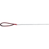 TRIXIE TX-14033 Chain Leash, Chromed, with Nylon Hand Loop 1.00 m/4 mm, red
