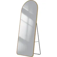 EMKE Emke, Bogen Standspiegel mit Rahmen aus Aluminium, 60*160cm,
