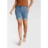Arizona Jeansbermudas weite Passform, kurze Beinform, hohe Leibhöhe, Gr. 46 N-Gr, bleached, , 24682820-46 N-Gr