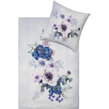 Estella Kuschelflanell Bettwäsche Snowflower Schnee