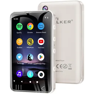 MP3 Player with Bluetooth and WiFi, Music Player with Camera Spotify Pandora,Amazon Music, 4" Touch Screen Android MP4 Player with Speaker 80GB MP4 & MP3 Player for Travel Sport