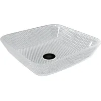 Mexen 24104000 Mika Aufsatzwaschbecken aus Glas, Transparent