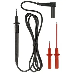 Messleitungen 2 mm. 4-teilig. Inhalt Messleitung, 2 Messspitzen mit 2 mm Messspitze.