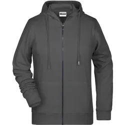 Damen Zip Hoody "8025" - XS - graphite