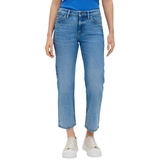 s.Oliver 5-Pocket-Jeans »Karolin«, mit floralem Muster, Gr. 36 - N-Gr, mid darkblue, , 76014646-36 N-Gr