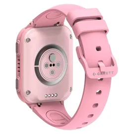 Garett Kids Vibe 4G BT 40 mm Kunststoffgehäuse Rosa Sportarmband Rosa S/M