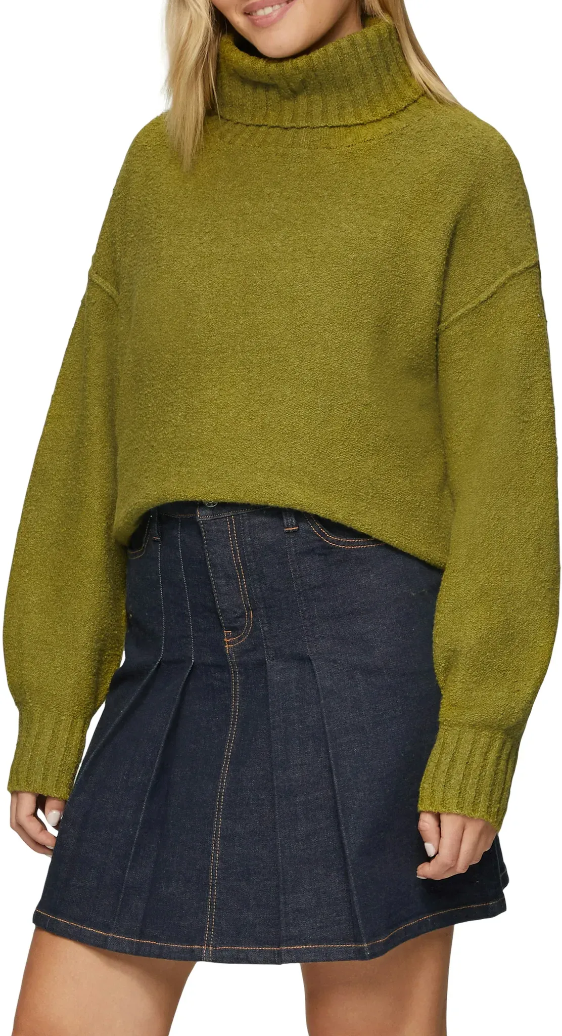 s.Oliver Strickpullover, mit hohem Stehkragen s.Oliver green 46