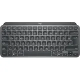 Logitech MX Keys Mini for Business Graphite, schwarz, LEDs weiß, Logi Bolt, USB/Bluetooth, DE (920-010597)