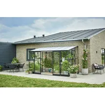Juliana Halls Gewächshaus Qube Lean-to 612 Schwarz