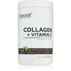 OstroVit Collagen + Vitamin C Pulver mit Kollagen Geschmack Black Currant 400 g