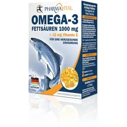 OMEGA-3 FETTSÄUREN 1000mg +12mg Vitamin E 100 St Kapseln