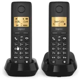 Gigaset Pure 100 Duo DECT Clip Eco sw (Schwarz)