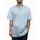 Karl Kani T-Shirt Small Signature Logo Pinstripe light blue L
