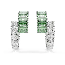 Swarovski Creolen Global Collection grün 5732264 rhodiniert
