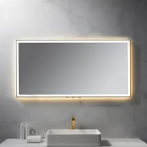 Neoro n50 Metal Touch Lichtspiegel B: 140 cm, mit umlaufender Beleuchtung, direkt + indirekt, BN0018MI,