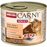 Animonda Carny Adult Huhn, Pute & Entenherzen 6 x 200 g