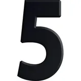 Kirsten Ziffern selbstklebend, 0-9 Aluminium schwarz eloxiert