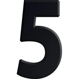 Kirsten Ziffern selbstklebend, 0-9 Aluminium schwarz eloxiert