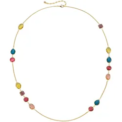 Lange Kette LADY, lila (beere), Halsketten, Damen, Metall